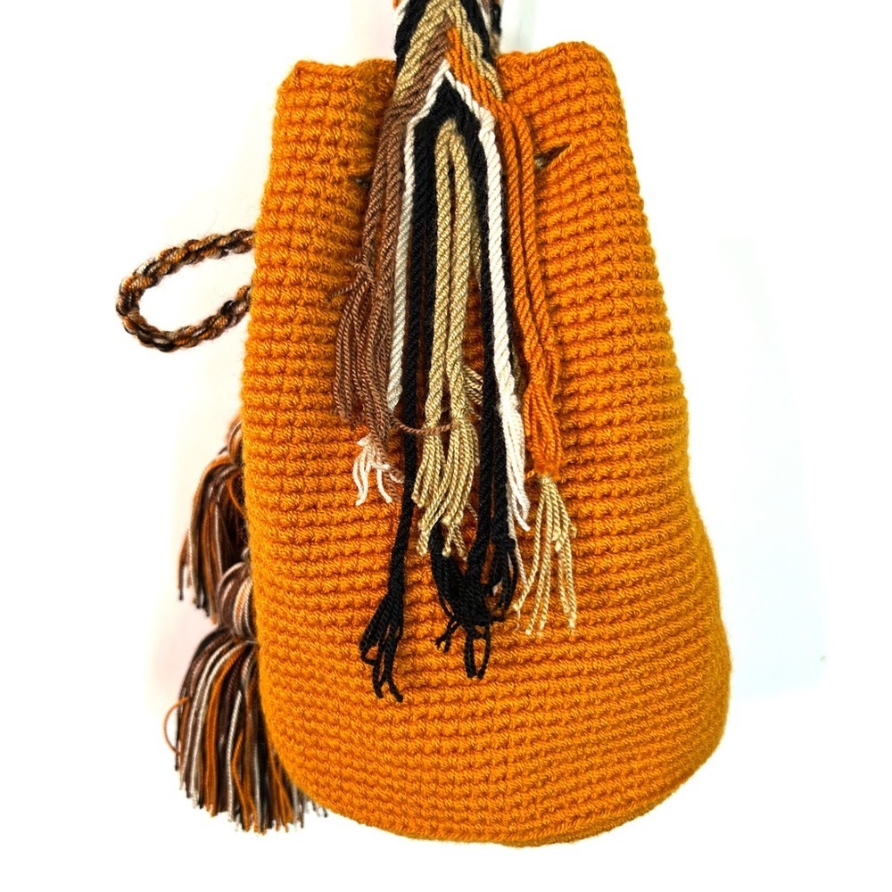 Wayuu Tribe Crocheted Handbag Crossbody - Picture 4 of 13
